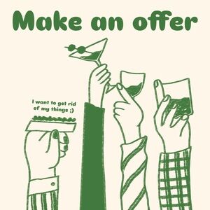 Green Graphic Print Poster